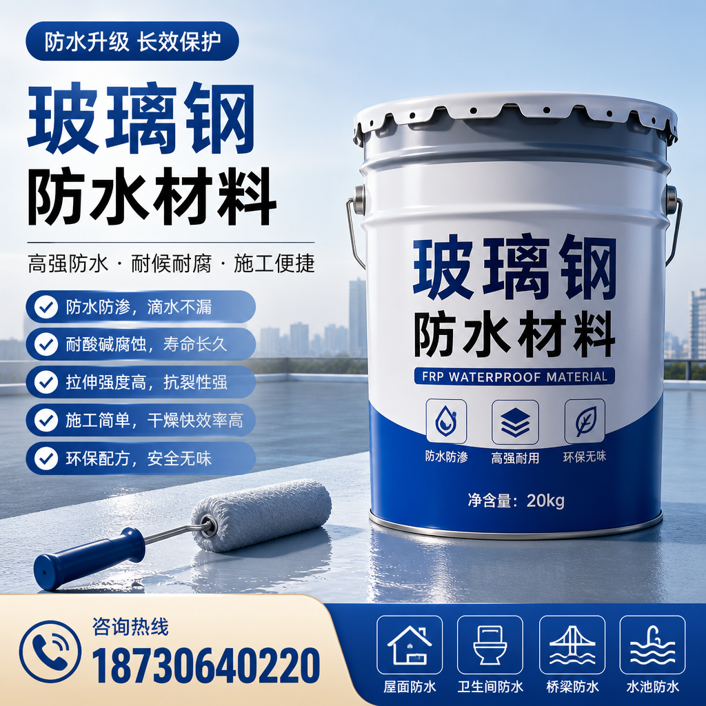 专家解析:玻璃钢防水材料的市场前景分析在 南平